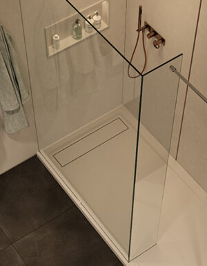 Walk-in shower cabins