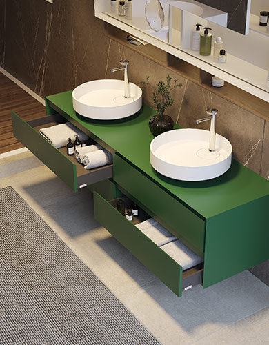 Collezione mobili bagno Evermotion MOMA Design