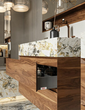 Bathroom furniture collection Evoline