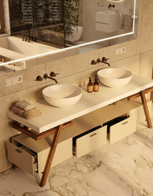 Collezione mobili bagno Provence Table