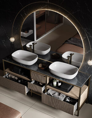 Bathroom furniture collection Aria