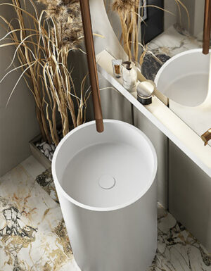 Freestanding sinks