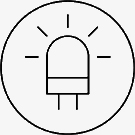 optional-led-grigio icona grigia optional led soffioni