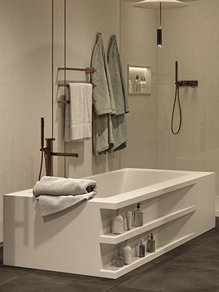 Vasca da bagno Platinum di MOMA Design su misura