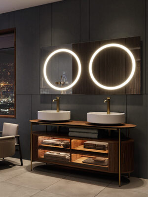 Bathroom furniture collection ECLIPSE