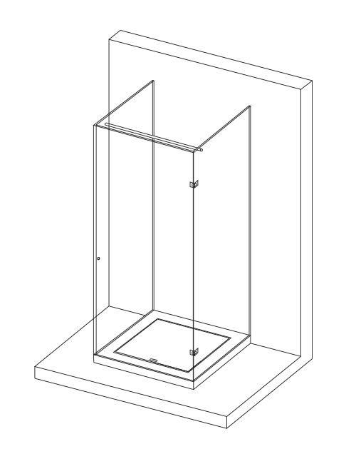 render box doccia MOMA Design modello ST 301 con porta battente