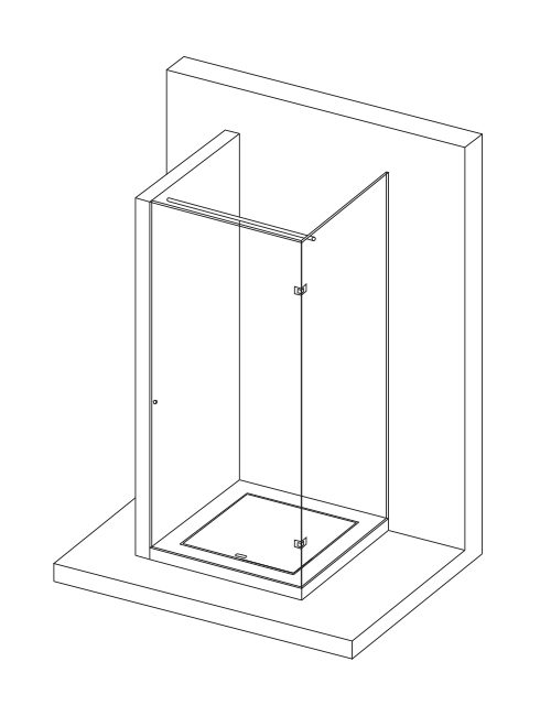 render box doccia MOMA Design modello ST 302 con porta battente