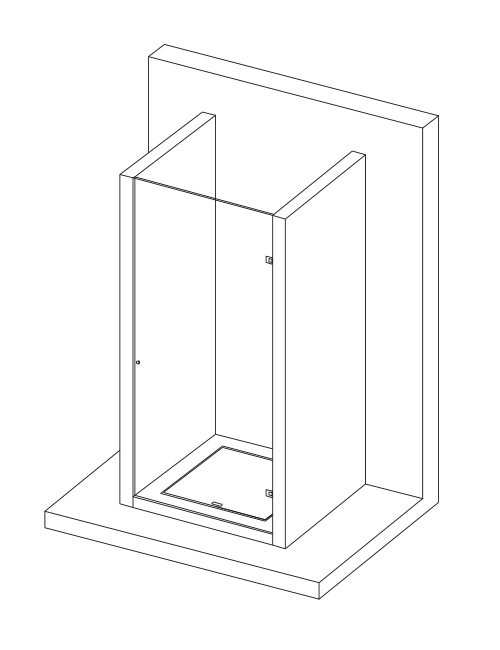 render box doccia MOMA Design modello ST 303 con porta battente