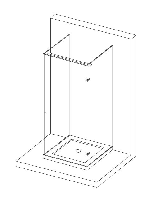 render box doccia MOMA Design modello BX 301 lite con porta battente