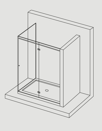 disegno box doccia modello BX.102 lite