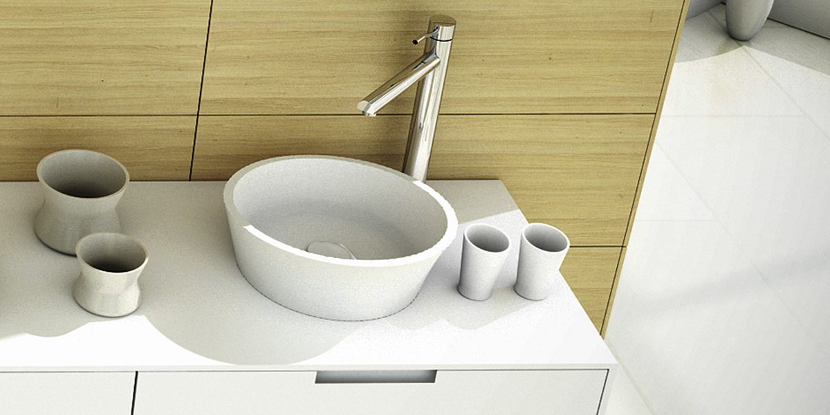 copertina2-evoque-lavabo-da-appoggio-in-white-stonage dettaglio copertina lavabo d'appoggio modello Evoque di MOMA Design in Stonage, su mobile bianco