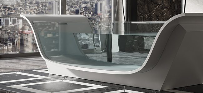 copertina2-mobile-chaise-longue-vitrè-vasca-freestanding vasca freestanding in White Stonage modello Chaise Longue Vitrée di MOMA Design