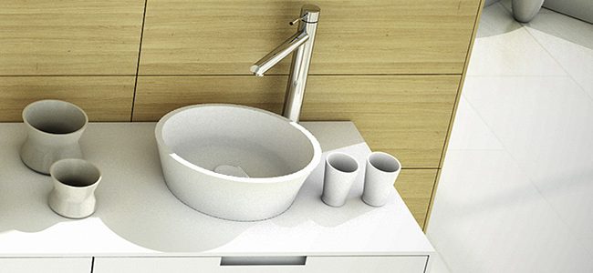 copertina2mobile-evoque-lavabo-da-appoggio-in-white-stonage dettaglio copertina lavabo d'appoggio modello Evoque di MOMA Design in Stonage, su mobile bianco