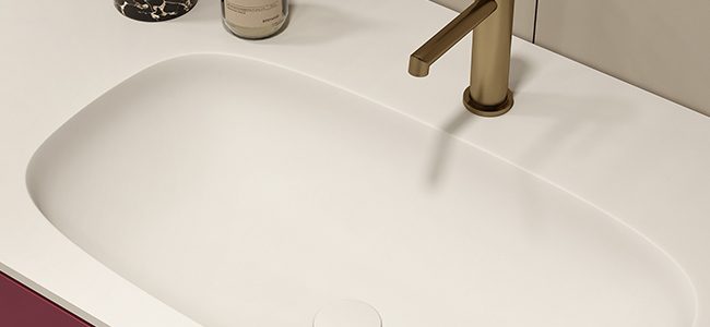 copertina2mobile-sweet-inca-lavabo-da-sotto-top-in-white-stonage dettaglio piano lavabo MOMA Design modello Soft in Stonage, composto da lavabo da incasso modello Sweet Inca