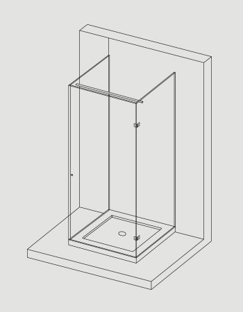 render box doccia MOMA Design modello BX 301 lite con porta battente