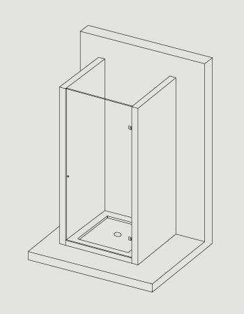 render box doccia MOMA Design modello BX 303 lite con porta battente