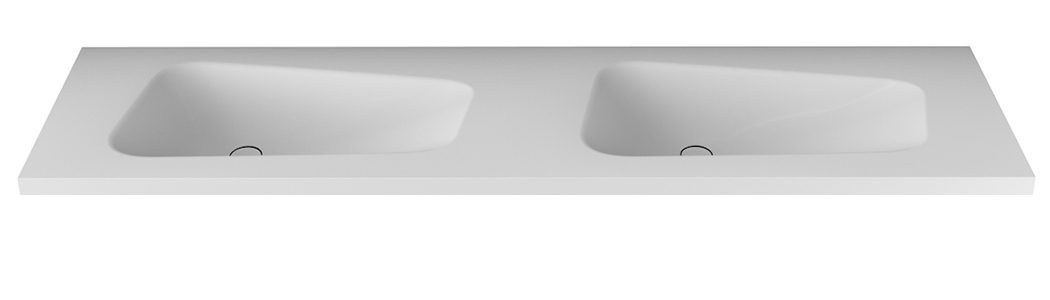 dettaglio-portofino-moduledouble-piano-con-lavabo-integrato-termoformato-asimmetrico-in-white-stonage render piano lavabo MOMA Design in Stonage modello Portofino Module Double