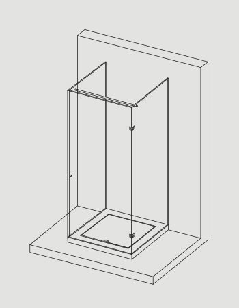 render box doccia MOMA Design modello ST 301 con porta battente