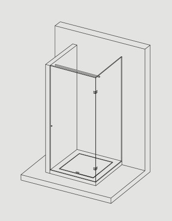 render box doccia MOMA Design modello ST 302 con porta battente