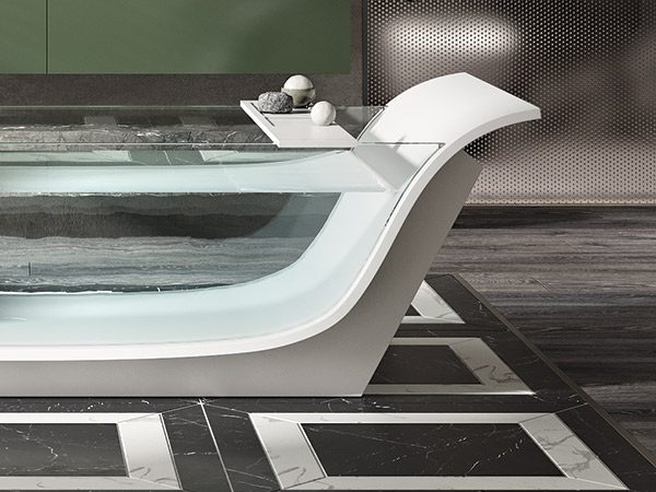 dettaglio2-chaise-longue-vitrè-vasca-freestanding dettaglio vasca freestanding in White Stonage modello Chaise Longue Vitrée di MOMA Design