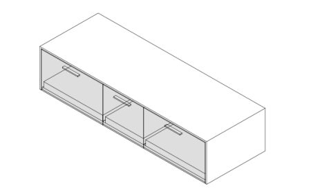 modello-glass2-slimline-mobile-con-profilo-frontale-sottile-con-top-e-alti-in-white-stonage-con-ante-e-cassetti-con-maniglia-a-gola-superiore-a-45° render mobile MOMA Design modello slimline glass 2