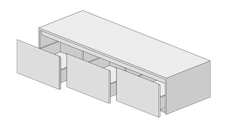 render mobile MOMA Design modello slimline 3