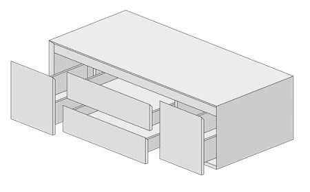 render mobile MOMA Design modello evermotion 4