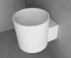 supporto-a-muro-Half-tower-1-lavabo-alto-da-appoggio-o-sospeso-in-white-stonage Icona lavabo d'appoggio MOMA Design in Stonage modello Half Tower 1, di forma cilindrica, con supporto per installzione a muro